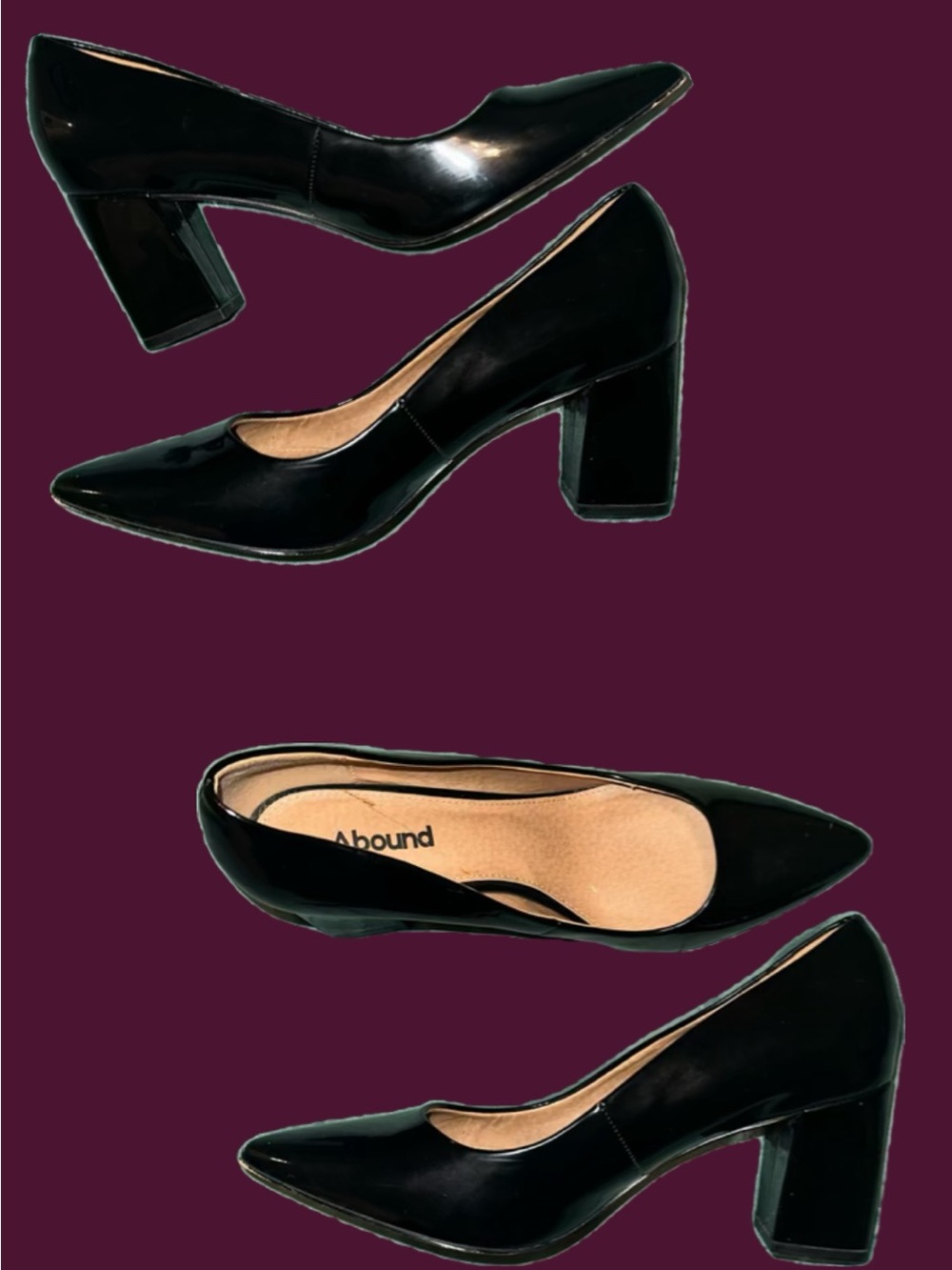 Abound Women's Black Heels